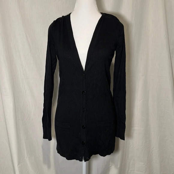 black Old Navy button down cardigan size xs - Picture 1 of 3